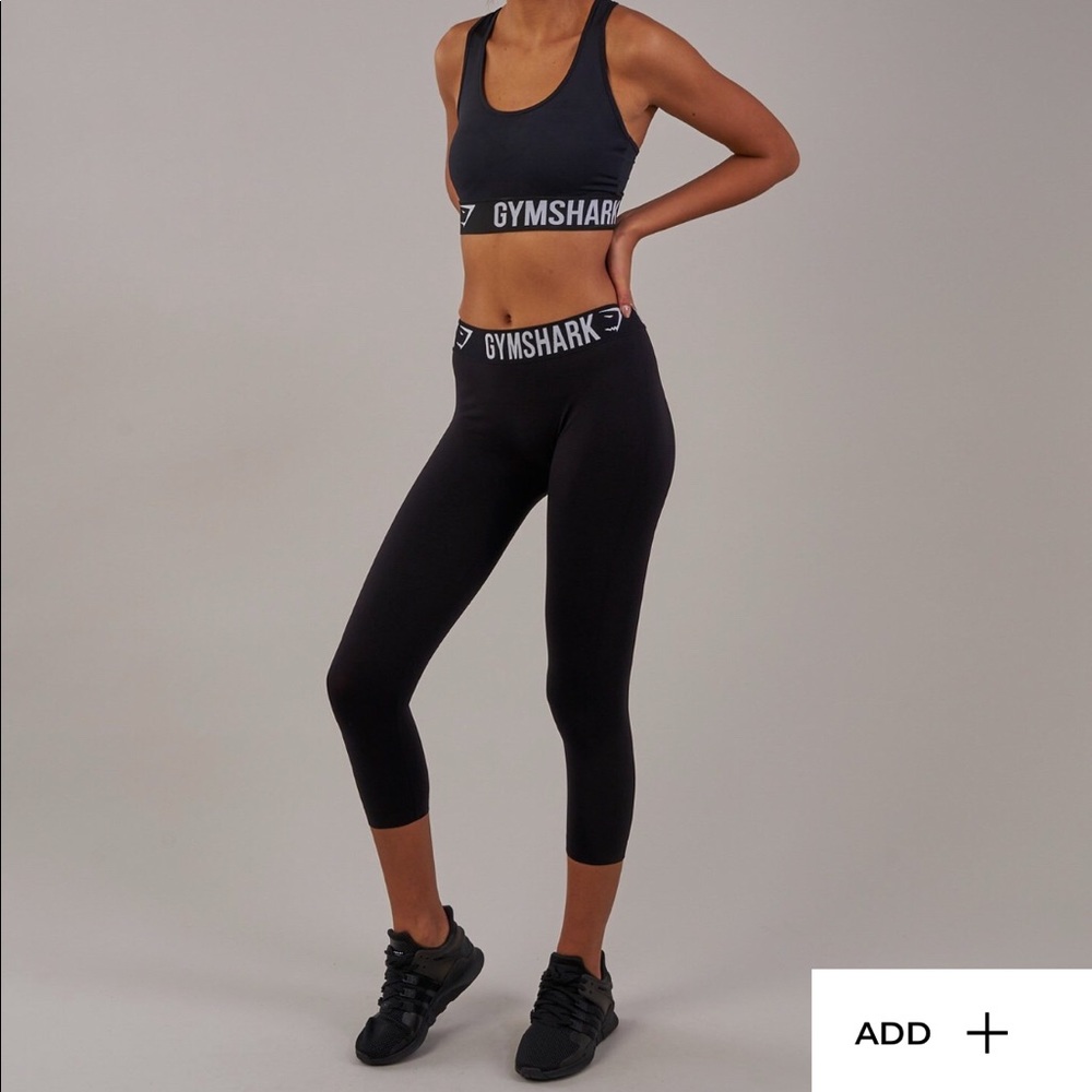 Gymshark FIT sports bra black/white